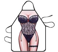ABCTen Sexy Divertente Novità Cottura Cucina Barbecue Pizzo Partito Grembiule da Donna Uomini Regalo