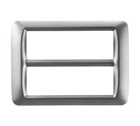 GEWISS GW22608 PLACCA 12POS.TITANIO MET.TOP S