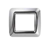SYSTEM GW22653 PLACCA 3 POSTI CROMO SOFT TOP SYSTEM - GEWISS GW22653