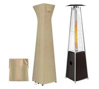 Abdeckung Für Terrassenheizung Im Freien - Robuster, Staubdichter Outdoor-Schutz Mit Reißverschluss, Abdeckung Für Stand-Terrassenheizungen Für Den Außenbereich | Für Rasendeck Tan Garden Yard