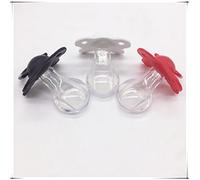 ABDL Pacifier Dummy For Adult ABDL X-Large Size 5 * 3.4cm 3 Set (Black,Red,White)