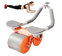 Abdominal Exercise Wheel - Auto Rebound Ab Roller, Adjustable Elbow Support, Durable Fitness Equipment | Core Strength Training Roller For Abs Workout Muscle Building Home Gym Exercise