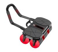 Abdominal Roller - 14.17x16.54x8.66 Inches Auto Rebound Workout Wheel for Beginner-Friendly Training, Anti-Slip Fitness Gear with Core Strength Support, Exercise Equipment for Travel, Gym, Women