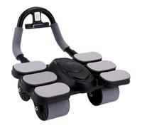 Abdominal Roller, Rollers Wheel Workout Machine, Home Gym Abs Exerciser, Handles Smooth Rolling Design for Belly, Back, Buttocks, Arms, Legs, Core Training, Floor Exercise, Fitness