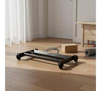 Abdominal Wheel Rullo Addominale Ruota Allenamento Core Roller Palestra Guida Dritta Movimento Adatta per Potenziamento, Carrello per Esercizi Addominali + 2 Fasce di Resistenza