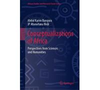 Abdul Karim Bangura Conceptualizations of Africa (Copertina rigida)
