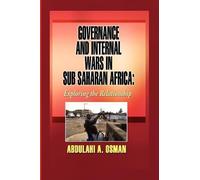 Abdulahi, A Osman Governance and Internal Wars in Sub-Saharan Africa (Tascabile)