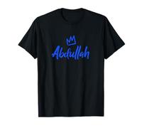 Abdullah il re / corona blu da uomo chiamato Abdullah Maglietta