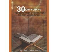 Abdulmutalib Ja 30 Short Surahs Transliteration & Translation for Ea (Tascabile)