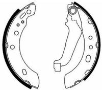 ABE C01043ABE Kit ganasce freno per NISSAN