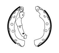 ABE C08027ABE Kit ganasce freno per SUBARU,SUZUKI
