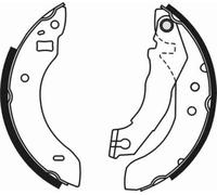 ABE Elektrotechnik Kit ganasce freni C0G009ABE - assale posteriore per FORD Escort/Orion