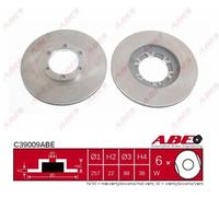 ABE C39009ABE Disco freno per ISUZU,OPEL,VAUXHALL