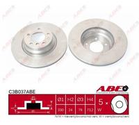 ABE C3B037ABE Disco freno per BMW