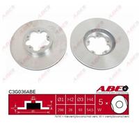 ABE C3G036ABE Disco freno per FORD