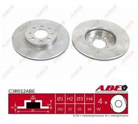 ABE C3R012ABE Disco freno