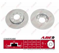 ABE C3W035ABE Disco freno per AUDI,VW