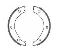 ABE CRB002ABE Kit ganasce freno per BMW