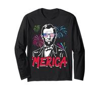 Abe Lincoln Merica Maglia a Manica