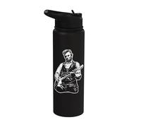 Abe Lincoln Suonare la chitarra Stainless Steel Insulated Water Bottle