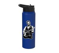 Abe Lincoln Suonare la chitarra Stainless Steel Insulated Water Bottle