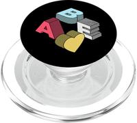 Abe Primo Dato Nome Retro Isometrico Blocco Lettere PopSockets PopGrip per MagSafe