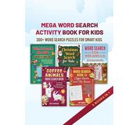 Abe Robson Mega Word Search Activity Book for Kids (Tascabile)