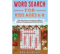 Abe Robson Word Search for Kids Ages 6-8 (Copertina rigida)