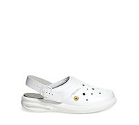 Abeba 37630 - 35 easy Scarpa pettine ESD, Bianco, 37630-45