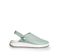 Abeba 814018-37 Active Clog - Zoccoli da Lavoro SRC - Materiale Fodera: Tessuto - EU 37 - Verde - Chiusura in Velcro - Design Traforato
