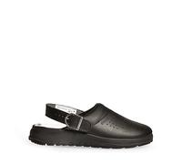 Abeba 877030 - Scarpe Unisex - Active Clog SRC - Design Traforato - EU 41 - Nero - Materiale Fodera: Tessuto - con Fibbia