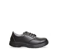 Abeba BB493-36 X-Light Microfibra Lace Up Scarpe di Sicurezza, S2, FO, SRC, Taglia 36, Nero