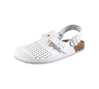 ABEBA Calzatura professionale Clog, bianca 4050, OB, Numero UE: 39 Quantità:1