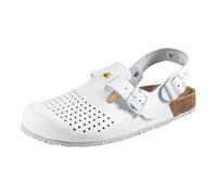 ABEBA Calzatura professionale Clog, bianca 4050, OB, Numero UE: 44 Quantità:1