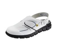 ABEBA Calzatura professionale Clog, bianco/nero 37335, OB, Numero UE: 46 Quantità:1