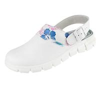 Abeba Clog 7320 - Pelle Liscia Dynamic con Stampa Floreale, certificata, 41