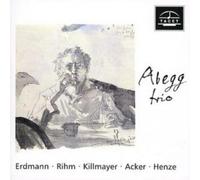 Abegg Trio Erdmann/rihm/killmayer (Abegg Trio) (CD) Album