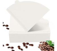 Abeillo V60 Filtro 02, 100 pezzi di filtri per caffè, filtri di carta per caffè, sacchetti per filtri manuali di macchine da caffè (Bianco)