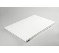 ABEL DESIGN Tagliere Professionale, Polietilene, Bianco, 30x40x2 cm