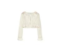 Abel & Lula Cardigan Tricot Fiocco per Bambine e Ragazze Ecrù 10 Anni (140cm)