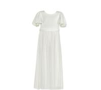 ABEL & Lula Jumpsuit Chiffon Plissettato per Bambine e Ragazze Bianco 12 Anni (152cm)