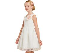 Abel & Lula Vestito guipur per Bambine e Ragazze Bianco 12 Anni (152cm)