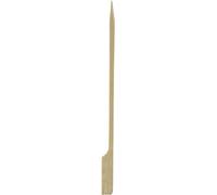 Abena Gastro Spiedini in legno | Confezione da 100 | Bastoncini di bambù resistenti con lunghezza 15 cm/Ø 0,32 cm di diametro - ideali per barbecue, kebab, decorazioni per torte e fontana di