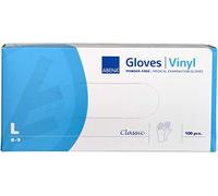 Abena - Guanti in vinile, taglia L trasparente, 100 pezzi.