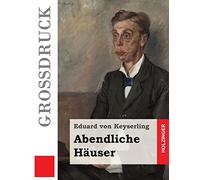 Abendliche Häuser (Großdruck)