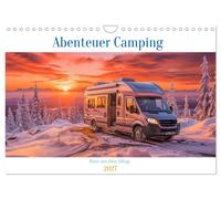Abenteuer Camping (Wandkalender 2027 DIN A4 quer), CALVENDO Monatskalender