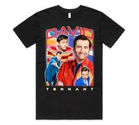 AbER34e David Tennant Homage T-Shirt Top 90's Retro TV Show Icon Legend Doctor Gift