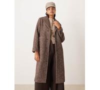 Abercrombie & Fitch - Cappotto sartoriale grigio a spina di pesce M