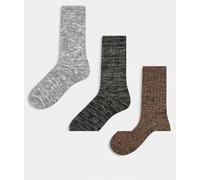 Abercrombie & Fitch - Confezione da 3paia di calzini da campo colore neutro No Size