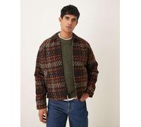 Abercrombie & Fitch - Giacca corta in jacquard misto lana multicolore XL